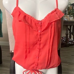 Forever 21 Corral Pleated Top size Small
